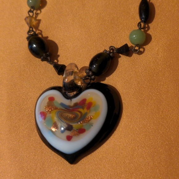 Heart of Glass Necklace - Picture 4 of 5